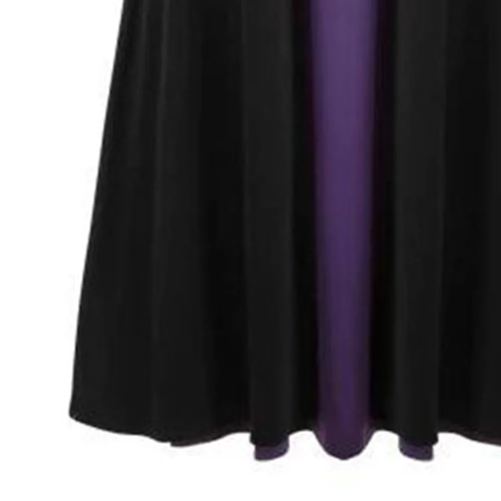 Женское платье на Хэллоуин в стиле ретро, платья с длинным рукавом, Женское зимнее темное платье в готическом стиле, женские кружевные бандажные платья в готическом стиле