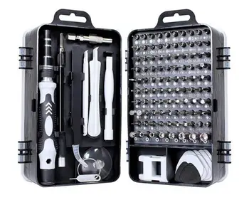 

Qsupokey 115in 1 Screwdriver Set of Screw Driver Bit Set Multi-function Precision Mobile Phone Repair Device Hand Tools