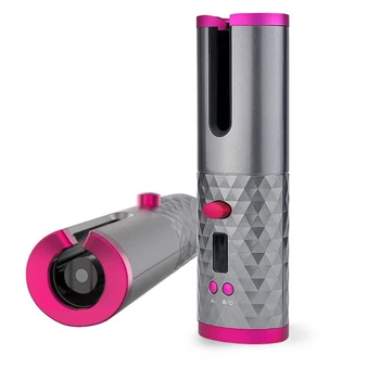 

USB Hair Curlers Automatic Curling Iron LCD Display Curling Wand 5000MAH Battery Hair Curling irons Ceramic Curling Hair tools
