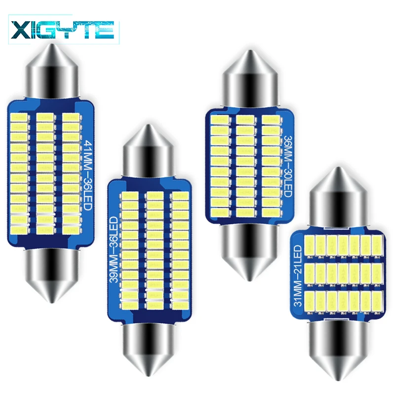 Автомобильные аксессуары C5W C10W 31/36/39/41 мм 3014 21/30/36Led Внутреннее освещение для
