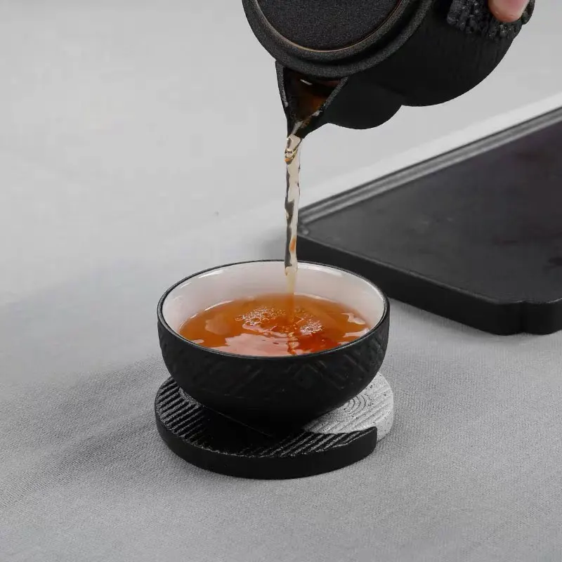 Сделай Сам форма для чайного цемента кунг фу подставка дизайн Инь Янь тайчи