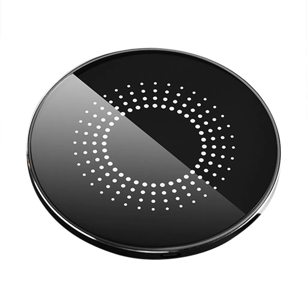 Ouhaobin Беспроводное зарядное устройство для Samsung Qi Быстрое беспроводное подставка