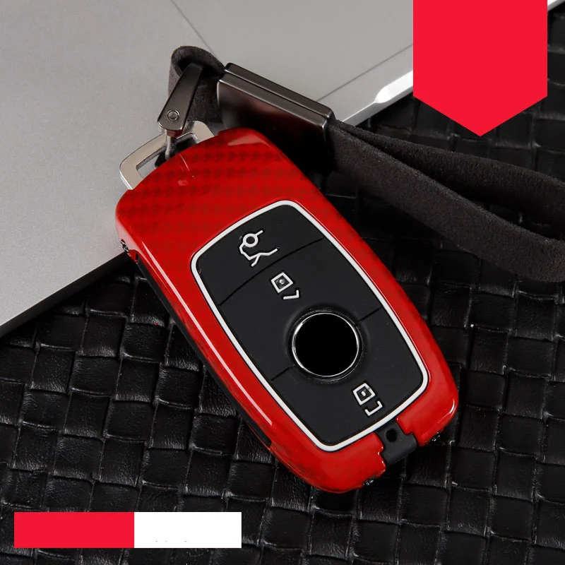 Горячая Распродажа цинковый сплав+ силикагель чехол для ключей автомобиля для Mercedes Benz W203 W210 W211 W124 W202 W204 AMG C S E класс W213