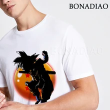 Awe некоторые супер футболка Saiyan рубашка Dragon Ball Z футболка для мужчин Saiyan Rules Son аниме Гоку стиль футболка