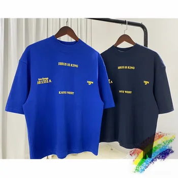 

Jesus is King T Shirt Men Women 1:1 High Quality 3D Printing Kanye West Jesus is King LA Listening Party T-Shirts Top Tees