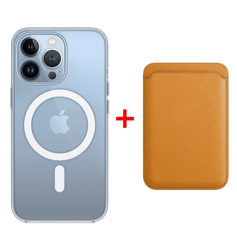Магнитный чехол For Magsafe Magnetic для айфона iPhone 13 11 12 Pro MAX mini XS XR X 8 7 Plus SE 2020 прозрачный