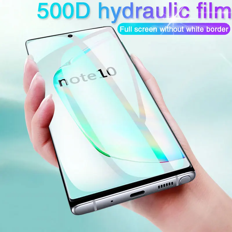 500D Защитная Гидрогелевая пленка для samsung galaxy Note 10 Pro 8 9 A10 A20 A30 A50 A70 S10 Plus S10e не стекло