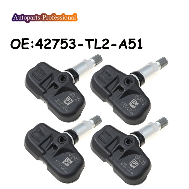 4 шт./партия автозапчасти TPMS сенсор датчик давления в шинах для Honda 2009 ACURA TSX 42753-TL2-A51
