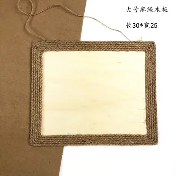 

25*30cm Environment Layout Wall Decoration Material Wood Work Photo Sticker Background Board Hanging Ornaments