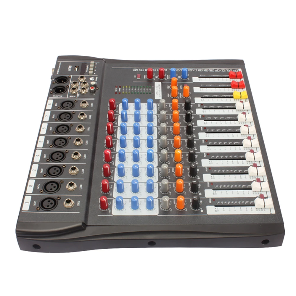 

Hot New CT-80S USB Professional Stage Audio Mixer Built-in Digital Effect Music 8 Channel Mixer Electric Music Accessories