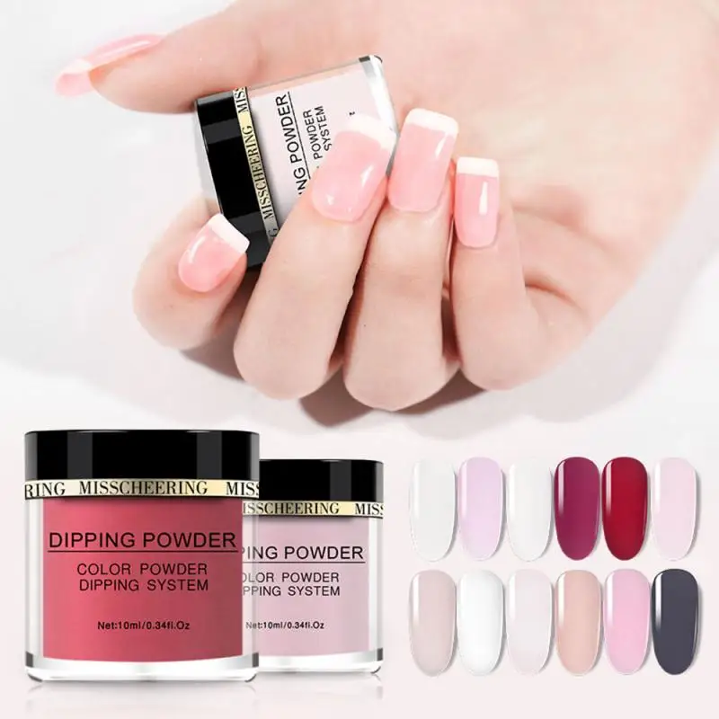 

Holographic Impregnated Glitter Nail Powder Chrome Natural Drying Nail Infusion Powder No Lamp Curing Nail Art Powder TSLM1