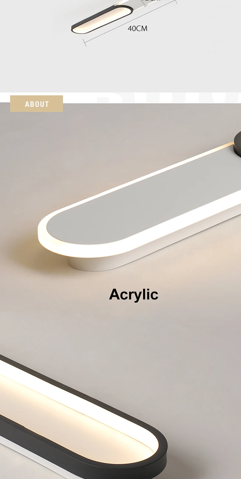 过道灯走廊灯-简约现代玄关灯具试衣间通道阳台灯led长条形吸顶灯-tmall_07