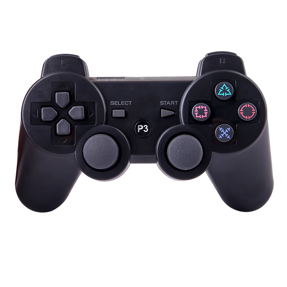 Для SONY PS3 контроллер беспроводной геймпад для игровой станции 3 беспроводной джойстик консоль для Dualshock 3 контроллер sisasix - Color: BLACK