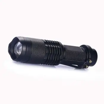 

XPE Q5 LED Flashlight Penlight 3500 LM Adjustable Focus Zoom Torch Black