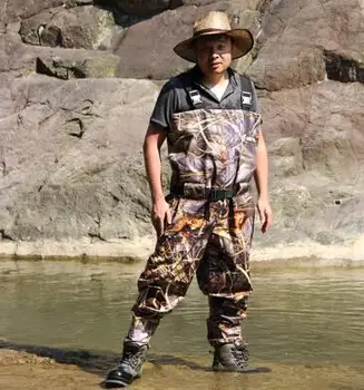 

Free shipping! - SHEMADEE Fishing Wader Stocking Foot Chest Waders Breathable Waterproof Pants Fishing Wader Trousers