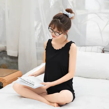 

2020 Summer women Set solid color O Neck casual wear women O Neck girls set