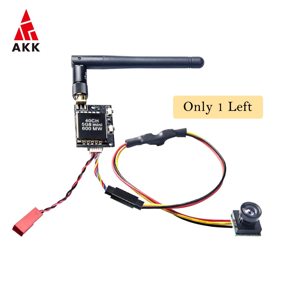 Широкий диапазон действия AKK KC01 600 передатчик mW FPV с 700TVL 2 8 мм 120 градусов NTSC формат