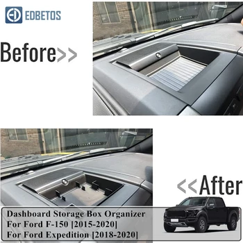 

For Ford F-150 and Ford Expedition Interior Accessories Dashboard Storage Box Organizer Holder Tray