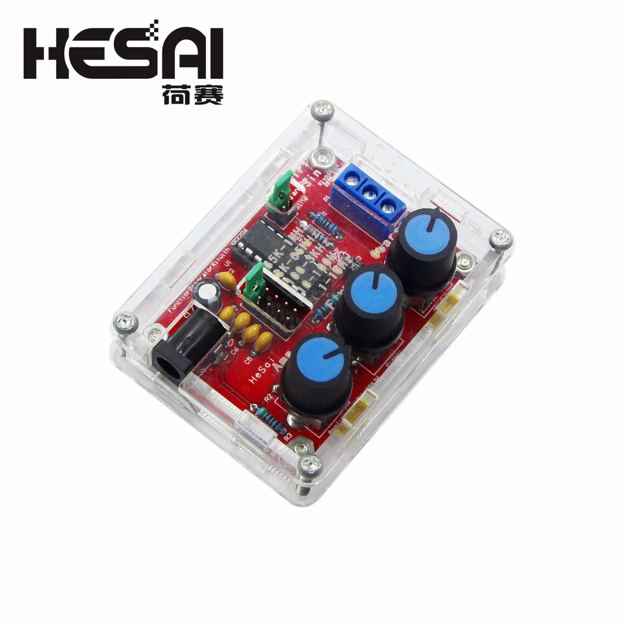 Xr2206 Function Signal Generator Diy Kit Sine Triangle Square Wave 1hz