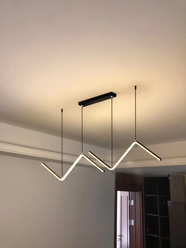 Modern LED dining room chandelier lighting Nordic restaurant long hanging lights office fixtures Bar illumination study lamps Modern LED dining room chandelier lighting Nordic restaurant long hanging lights office fixtures Bar illumination study lamps