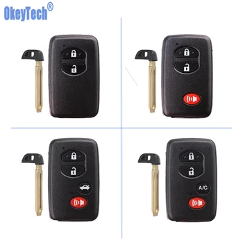 

OkeyTech for Toyota Camry 40 Prado Chr Corolla Venza Rav4 Jdm Previa Prius Crown Accessories Smart Key for Toyota & Toy48 Blade
