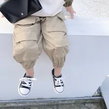 Новинка года; сезон осень; детская одежда для девочек и мальчиков; комбинезон с карманами; комбинезон унисекс