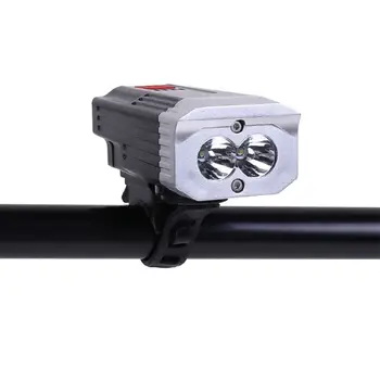 

Bike Front Head Light with Alarm 3 Modes 250 Lumens USB Bicycle Lamp Night Ride 2019 New