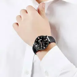Saatleri Мужские часы с кожаным ремешком независимо от того, что позднее в любом случае часы с надписью новая указка светящиеся Элегантные