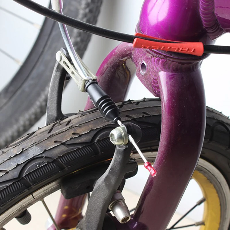 MTB горный велосипед V тормоз Лапша кабель руководство изгиб трубы пластиковые резиновые рукава сапоги протектор шланг Аксессуары для велосипеда