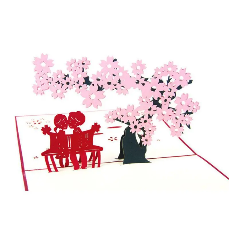  3D Pop Up Invitation Cards for Wedding and Engagement Party Handmade Valentine's Day Card for Lover - 4.00029E+12