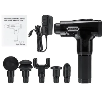 

4000R/MIN Low Noise Electric Muscle Massage Gun Deep Tissue Massager Therapy Cervical Massage Instrument Pain Relief Treatment