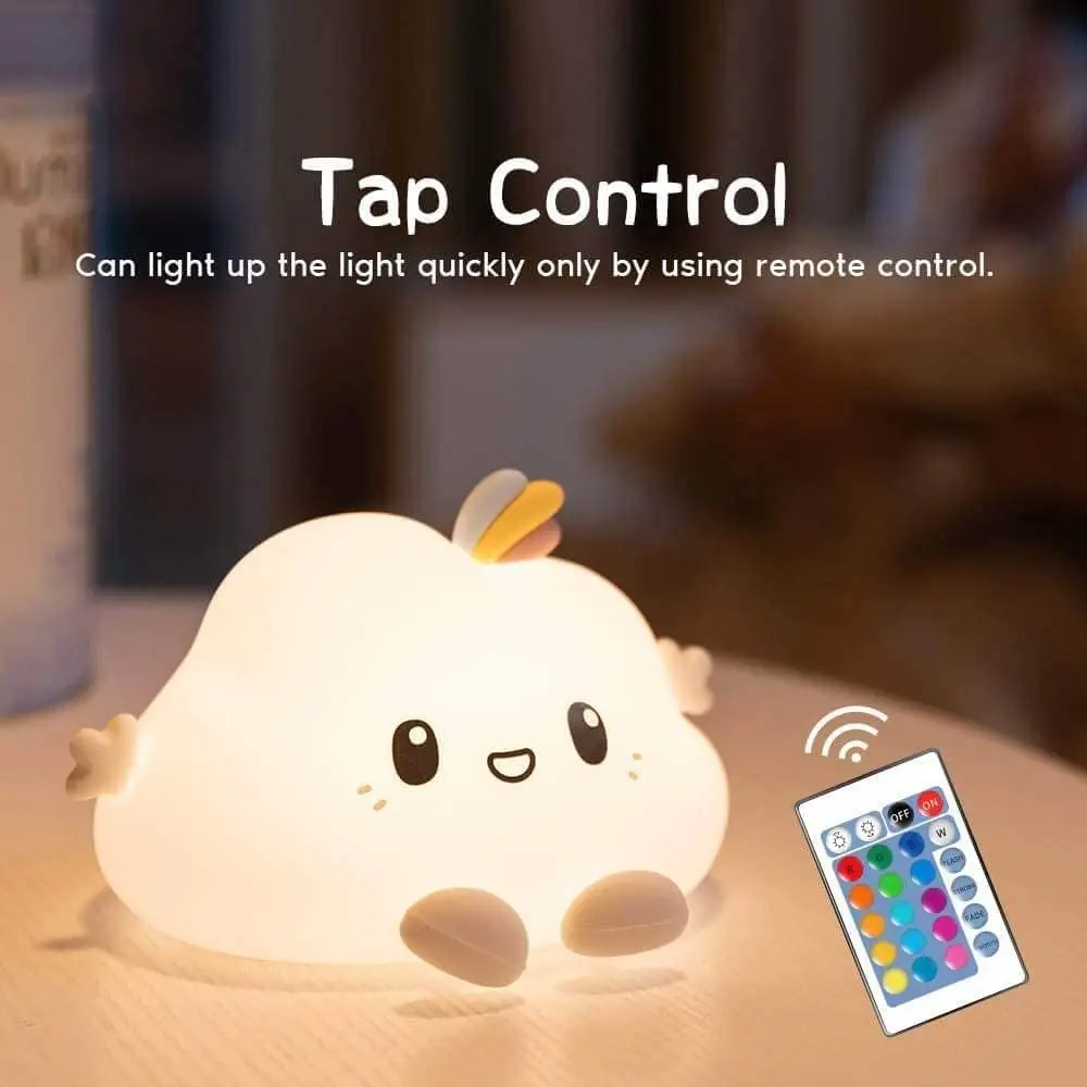 Cute Cloud LED Night Light Lamp Dumpling Light