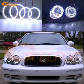 

For Hyundai Sonata EF-B 2002 2003 2004 2005 Excellent Ultra bright illumination COB led angel eyes kit halo rings