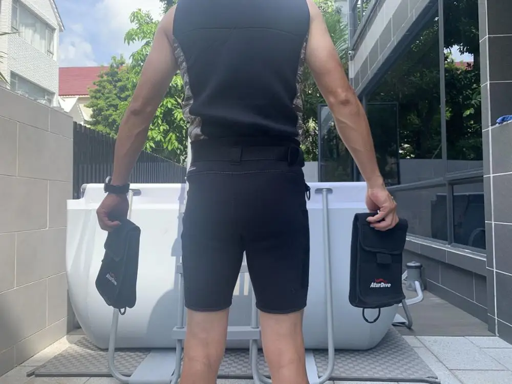 Submersible Pants Bag Capris Belt fabric belt 3mm Diving pants Diving suit shorts Equipment wetsuit