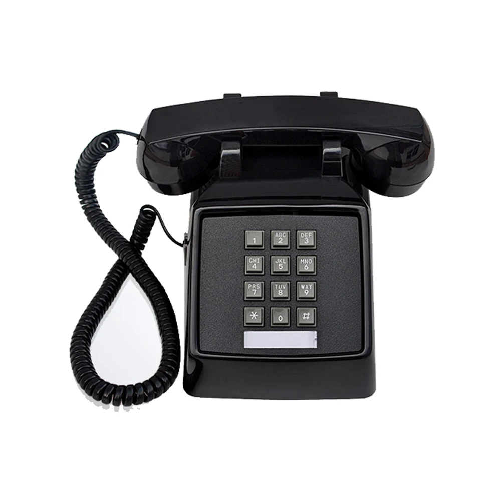 telefone de linha única com fio telefones retro linha de terra velha moda deficientes auditivos telefones fixos para idosos casa hotel
