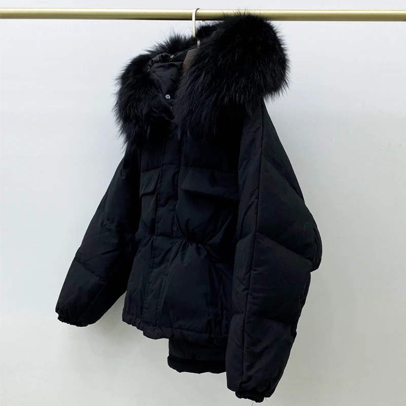 Janveny Winter Down Jacket Women Waterproof Large