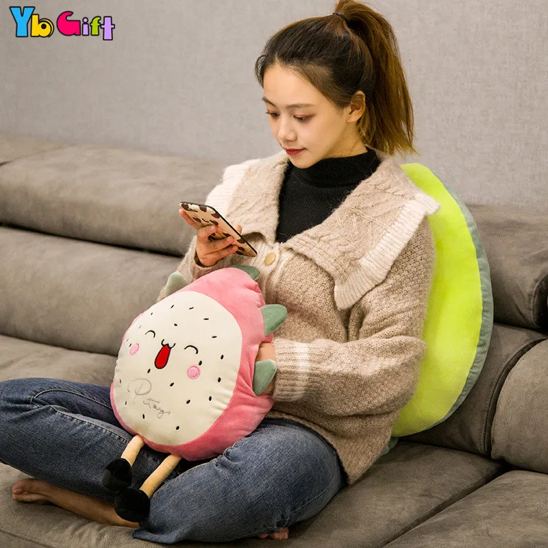 Cutes Подушка Мягкие плюшевые фрукты авокадо pitaya груша игрушка мягкая подушка еда домашние сидения Подушка cojines Kawaii кукла подарки