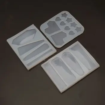 

7Pcs Handmade Barrettes Silicone Epoxy Resin Molds Hair Pins Jewelry Casting Mold Hair Clip Silicone Molds Jewelry Tools