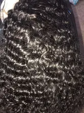 Peluca brasileña de ondas profundas prearrancada, peluca con malla frontal y pelo de bebé, 13x4, para mujeres negras
