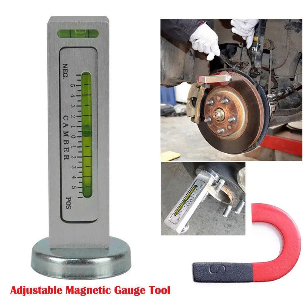Регулируемый магнитный Уровнемер инструмент развал ролик распорка выравнивание колеса грузовика выравнивание Автомобиля Магнитный уровень