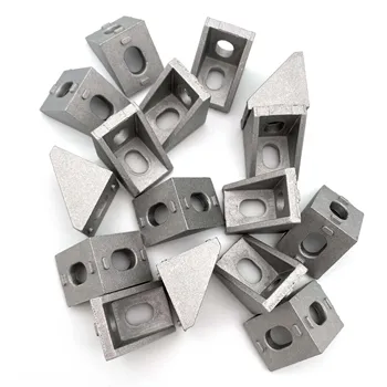 

20pcs Aluminum Profile 2020 Corner Bracket Fittings 20x20x17mm Corner Angle Bracket for Connector Aluminium Profile