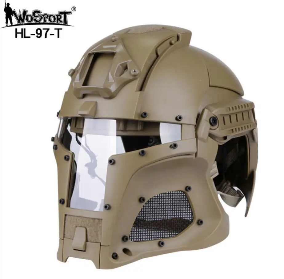 Wosport Горячая Airsoftsport пулезащитные шлемы военный тактический шлем спортивный армейский мужской бой страйкбол Пейнтбол универсальная черная игра