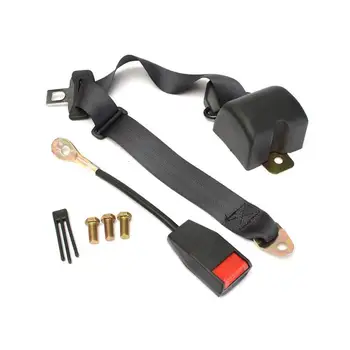

New 3 Point Retractable AUTO Car Auto-locking Seat Universal Adjustable Belt Safety Bus Truck Van Black Lap A7R5 Car Access B7J7