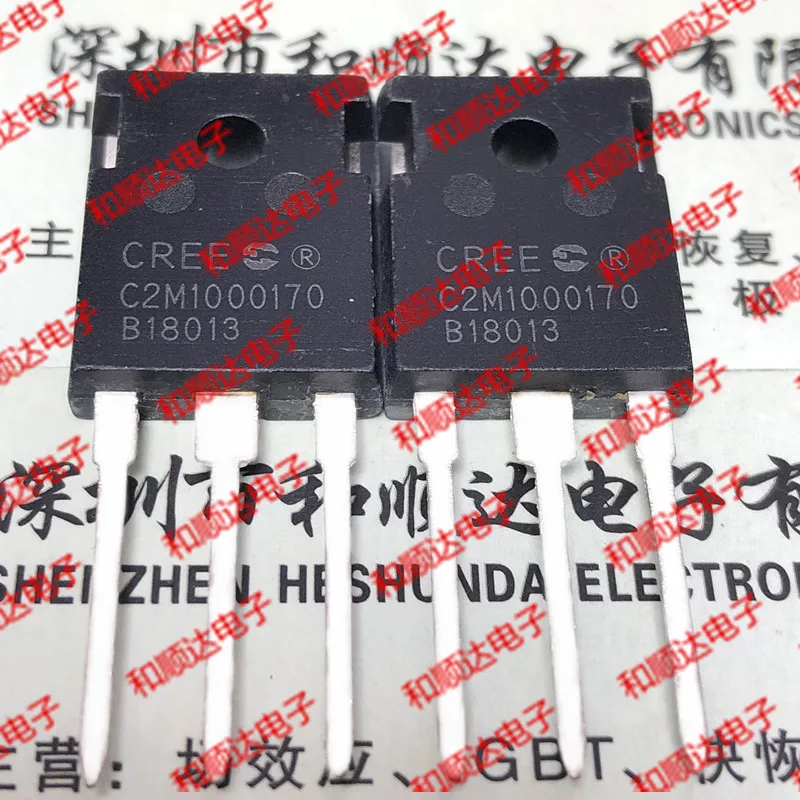

5pcs/lot C2M1000170 C2M1000170D TO-247 1700V 4.9A