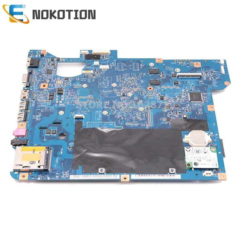 NOKOTION для шлюза NV59 TJ75 Материнская плата ноутбука MBBHB01001 SJV50-CP 09284-1M 48.4GH01.01M 512MB GPU DDR3 процессор