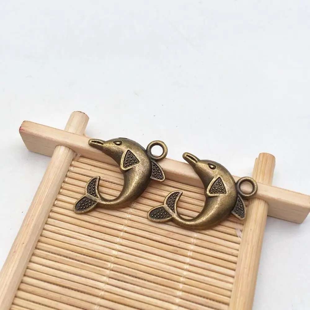 100 Dijes De Cuerno De Elefante Tibetano Simulados - Para Hacer Pulseras, Collares Y Joyería DIY