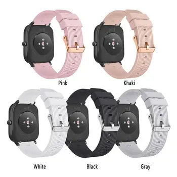 

Water Washable Silicone Bands For Xiaomi Huami Amazfit GTS 20mm Smart Watch Lightweight Sports Men Women Breathable watch Strap