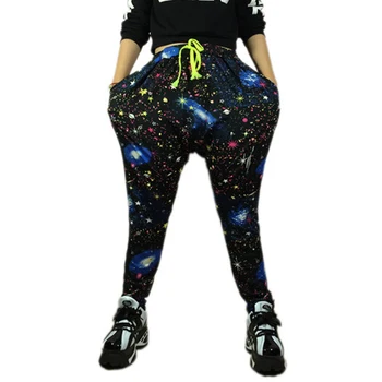 

New Jazz Costumes Street Dance Pants Adults Hip Hop Clothing Adults Nightclub Singer Dj Ds Women Stage Performance Wear DT1770