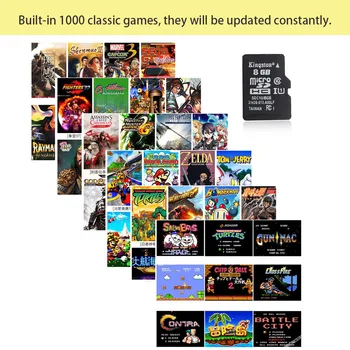 

2019 Super Mini Classic 8 / 64 BIT Family TV Built-in 1000 Games Console System with Gamepad for SNES Nintendo Game Controller