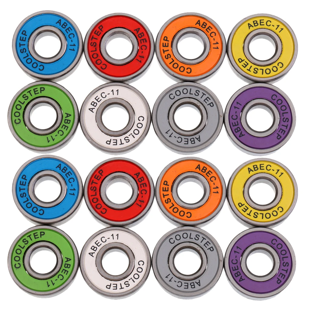 16 PCS ABEC 11 High Speed Wearproof Skateboard Scooter Inline Bearings Skate Board Accessories skateboard accessories,skateboard bearings